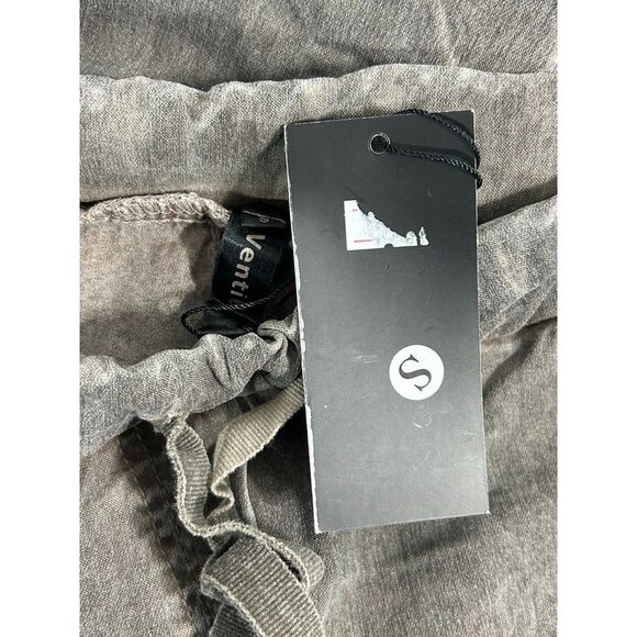 Venti6 Women's Solid Crinkled Jogger in Gray/Brown - Sz S - NWT - Picture 3 of 4